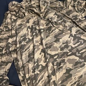 Cowl neck long sleeve plus size